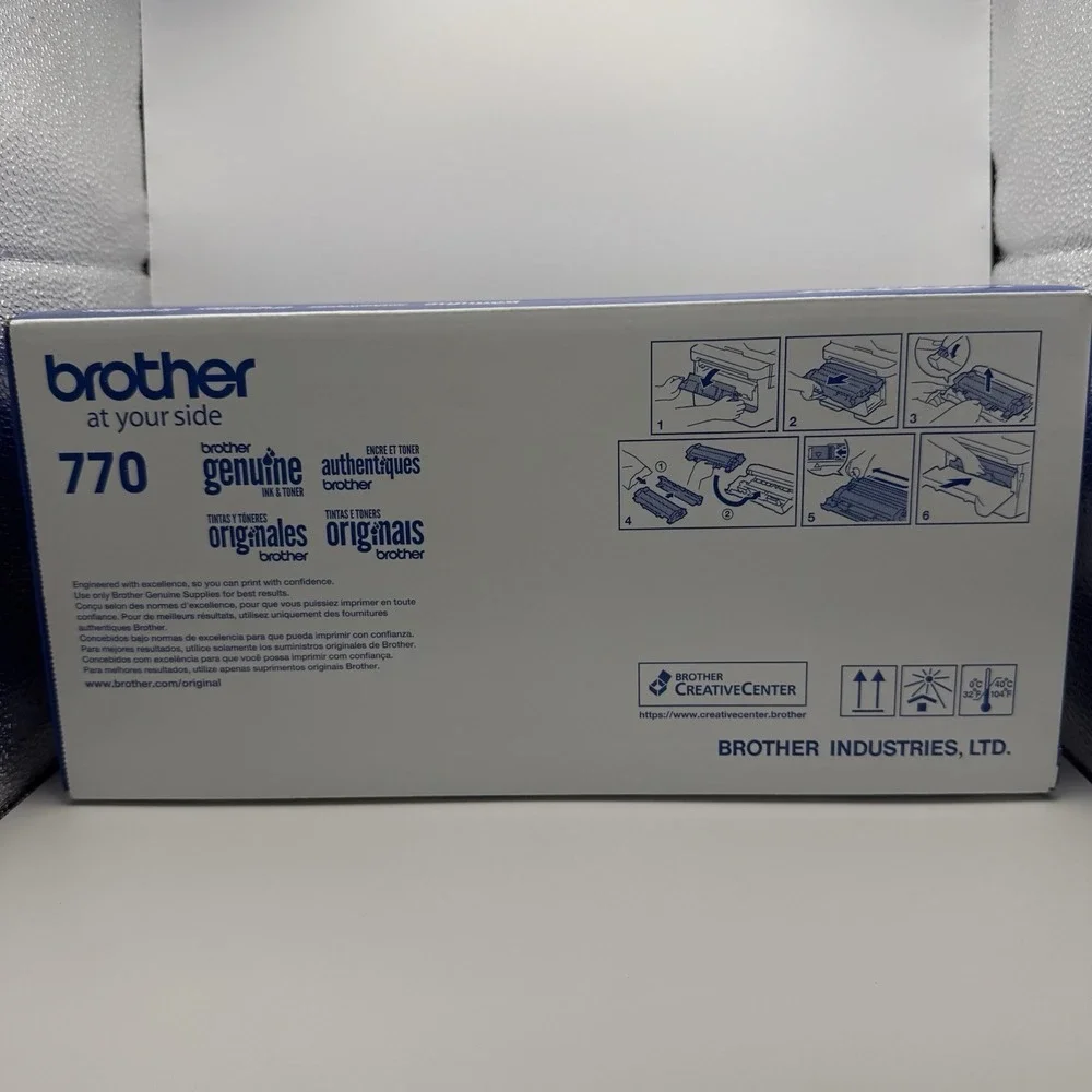 Brother TN770 4,500 Page-Yield Super High-Yield Toner - Black New Sealed